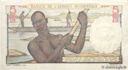 5 Francs FRENCH WEST AFRICA  1949 P.36 VZ
