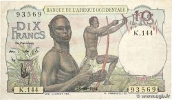 10 Francs AFRIQUE OCCIDENTALE FRANÇAISE (1895-1958)  1954 P.37