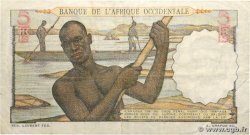 5 Francs FRENCH WEST AFRICA  1953 P.36 fVZ
