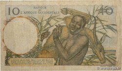 10 Francs FRENCH WEST AFRICA  1949 P.37 F