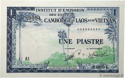1 Piastre - 1 Kip INDOCHINE FRANÇAISE  1954 P.100