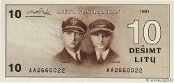 10 Litu LITUANIE  1991 P.47a  NEUF