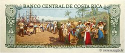 5 Colones COSTA RICA  1986 P.236d UNC