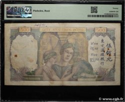 500 Piastres FRANZÖSISCHE-INDOCHINA  1939 P.057 S