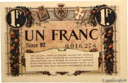 1 Franc FRANCE regionalism and miscellaneous Nice 1920 JP.091.11 AU