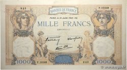 1000 Francs CÉRÈS ET MERCURE type modifié FRANCE  1940 F.38.50