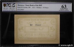 5 Riffans MAROC  1923 P.R2