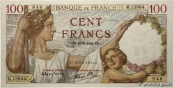 100 Francs SULLY FRANCE  1940 F.26.36