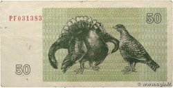 50 Talonas LITUANIE  1992 P.41 TB