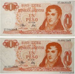 1 Peso Lot ARGENTINE  1970 P.287