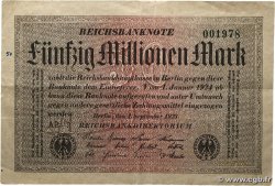 50 Millions Mark ALLEMAGNE  1923 P.109a