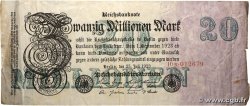20 Millions Mark ALLEMAGNE  1923 P.097b