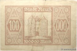 100000 Mark ALLEMAGNE Neuss 1923 P.- TTB+