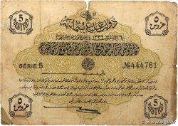 5 Piastres TURQUIE  1916 P.087