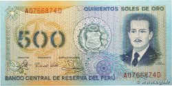 500 Soles de Oro PÉROU  1982 P.125A