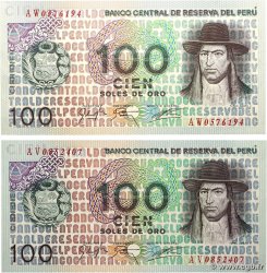 100 Soles de Oro Lot PÉROU  1976 P.114