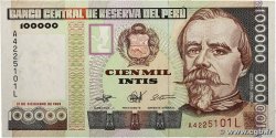 100000 Intis PÉROU  1989 P.145