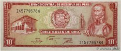 10 Soles de Oro PÉROU  1976 P.112