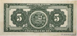 5 Soles de Oro PÉROU  1966 P.083 TTB