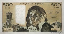 500 Francs PASCAL FRANCE  1986 F.71.34