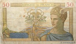 50 Francs CÉRÈS modifié FRANCE  1938 F.18.12 B