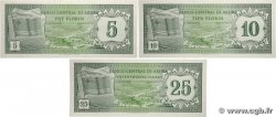 5 au 25 Florin Lot ARUBA  1986 P.01 au P.03