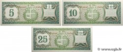 5 au 25 Florin Lot ARUBA  1986 P.01 au P.03 UNC