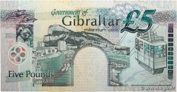 5 Pounds Sterling GIBRALTAR  2000 P.29 fST+