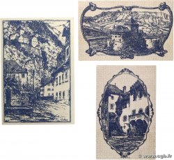 10, 20 et 50 Heller Lot LIECHTENSTEIN  1920 P.01, 02 et 03 fST+