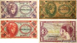 5 au 25 Cents et 1 Dollar Lot ÉTATS-UNIS D AMÉRIQUE  1965 P.M057 au P.M059 et P.M061