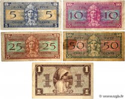 5 au 50 Cents et 1 Dollar Lot ESTADOS UNIDOS DE AMÉRICA  1954 P.M029 au P.M033 RC+