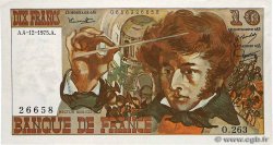 10 Francs BERLIOZ FRANCE  1975 F.63.15 XF