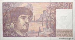 20 Francs DEBUSSY à fil de sécurité FRANKREICH  1990 F.66bis.01-31 fVZ