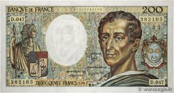 200 Francs MONTESQUIEU FRANCE  1987 F.70.07