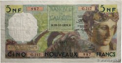 5 Nouveaux Francs ALGERIA  1959 P.118a