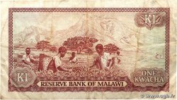 1 Kwacha MALAWI  1983 P.14f BC+