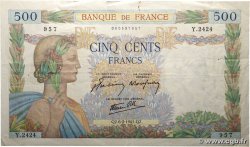 500 Francs LA PAIX FRANKREICH  1941 F.32.14