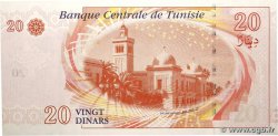 20 Dinars TUNESIEN  2011 P.93b fST+