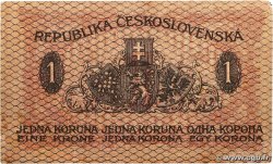 1 Koruna TCHÉCOSLOVAQUIE  1919 P.006a TTB