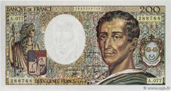 200 Francs MONTESQUIEU FRANCE  1990 F.70.10aA77
