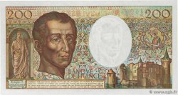 200 Francs MONTESQUIEU FRANCE  1990 F.70.10aA77 pr.NEUF
