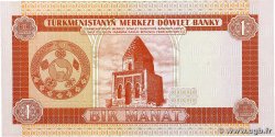 1 Manat TURKMÉNISTAN  1993 P.01 NEUF