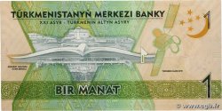 1 Manat TURKMENISTáN  2017 P.36 FDC
