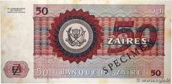 50 Zaïres Spécimen ZAÏRE  1980 P.25s VZ+