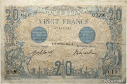 20 Francs BLEU FRANCE  1912 F.10.02