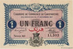 1 Franc ALGERIEN Constantine 1917 JP.140.15