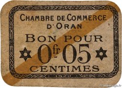 5 Centimes ALGERIEN Oran 1920 JP.141.56
