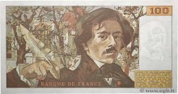 100 Francs DELACROIX imprimé en continu FRANCE  1991 F.69bis.03b1 XF
