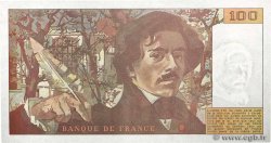 100 Francs DELACROIX imprimé en continu FRANCE  1990 F.69bis.02d UNC-