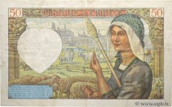 50 Francs JACQUES CŒUR FRANCE  1941 F.19.08 VF